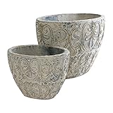 COVENT GARDEN アイビー・オーバルポット2点セット QY-05