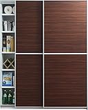 大型スライドドア・リビングボード サローネ リビング 幅160cm 扉：E_ゼブラ[■]