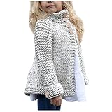 LSERVER子供コート　キッズコート　ニットセーター　女の子ニットコート　ガールズニット ウェア シャツ トップ セーター カーデ 春秋 暖かい 可愛い お出かけ 通学