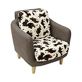 ホルスタイン柄 一人用 ソファ(ポケットコイルで長時間座っても疲れにくい)