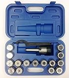 HHIP 3900-0531 Mt3 ER-40 Spring Collet Chuck Set, 17-piece [並行輸入品]
