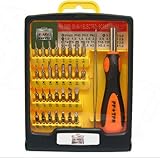 30 Pcs Pocket Precision Screwdriver Bit Set with Tweezer [並行輸入品]
