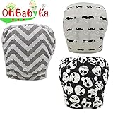 OHBABYKA遊びパンツ 0-3歳 べビー 赤ちゃん用 ボタンでサイズ調整可能 防水外層 ポリエステルメッシュ内層 オムツカバー スイミング教室 公園 海水浴 温泉旅行 水着 スイムウェア 女の子 