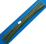 22ゲージグリーンコットンカバーフローラルワイヤー – 40フィート/バンドル(12.2m)、長さ12インチ(30.5cm)。