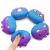 moonker Slow Rising Galaxy Kitty Squishies玩具、Squishy Kawaii Squeezeおもちゃforコレクション、ストレスリリーフ、大人と子供のためのギ