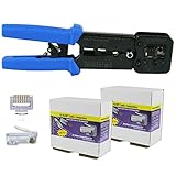 プラチナツール100054 ez-rjpro HDクリンプツールwith ez-rj45 Cat 6 + 200コネクタ