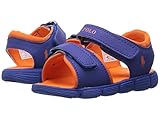[ポロ ラルフローレン] Polo Ralph Lauren Kids ガールズ Bluff (Toddler) サンダル Royal Sportbuck/Orange 10 Toddler(16.5