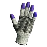 Jackson Safety 97432CT G60 Purple Nitrile Gloves, Large/Size 9, Black/White, 12 Pair/Carton by Jacks