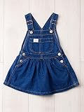 F.O.KIDS (エフオーキッズ) ベビー ジャンパー スカート ベビー服 赤ちゃん 女の子 子供服 ワンピース 80㎝ 生後8～12ヶ月頃 デニム