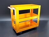 日本製　アルミ　ミニ　ツールワゴン（工具入れ） ゴールドアルマイト【工具 日曜大工 DIY】