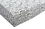 Alphabet Doodle Cotton Flannel (FITTED SHEET ONLY) Size TODDLER Boys Girls Bedding Decor [並行輸入品]