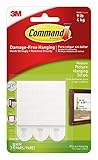 Command Picture Hanging Strips, Medium, White, 3-Strips (17201-ES) by Command