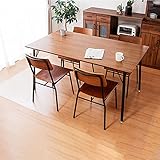 Bloomlover ダイニングマット 透明 200X140cm テーブルマット 特大サイズ PVC ダイニングテーブルマット 厚さ2mm ダイニングテーブル 下に敷くマット 床を保護する 超大判 カーペットプロテクターマット クリアマット (厚さ2mm, 140*200cm)