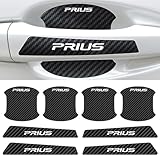 プリウス ドアハンドルプロテクター ドアノブカバー 車のドアハンドルの傷保護フィルム、サイドステッカーの傷車のドアプロテクターフィルム 車 ドア 傷防止 ドアパンチガード 吸着が強い 塗装を損傷しない カーボン プロテクションカバー 保護フィルム 多車種汎用型 カーアクセサリー プロテクションフィルム 車 傷隠し シール 8ピース (プリウス) [並行輸入品]