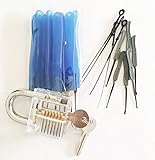 Locksmithキット、ロック付きの11個のツールと10個の破損したキー抽出ツール