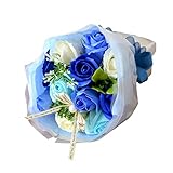 花由 エレガントブーケ ソープフラワー ローズブルー