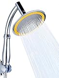 CoMo Good シャワーヘッド 節水 低水圧 増圧 ステンレス ３６０°可動 15cm SH01