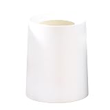 ゴミ箱 ゴミ袋が見えない おしゃれ ゴミ箱 丸形 8L/12L 2重構造 ビニール袋隠す 蓋なし 洗面所/オフィス/キッチンごみ箱 フタなしごみばこ (ホワイト, 8L)