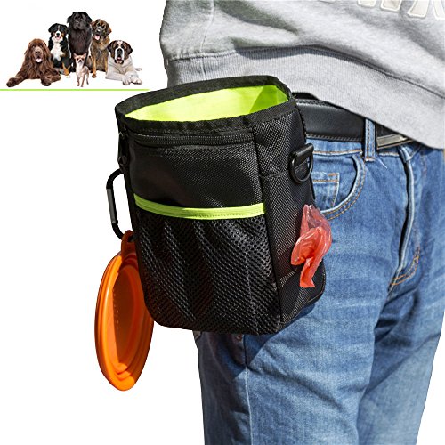 ペット用餌ポーチ ウエストポーチ 犬用訓練ポーチお出かけや散歩の時小物入れ うんちバッグ　 トレーニング