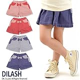 (ディラッシュ) DILASH春'16/Wガーゼストライプキュロット 140 ストライプローズ