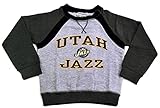 ユタ・ジャズNBA Majestic長袖グレーラグランスウェットシャツユースサイズ XL