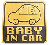 赤ちゃん　妊婦　乗ってます　ステッカー　　baby in car (D)