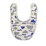 (オーシャンアンドグラウンド) ocean＆ground スタイ よだれかけ 1510724 CLOUD 雲 ベビー 新生児 赤ちゃん フリーサイズ バンダナ お食事用エプロン コットン 女の子 男の