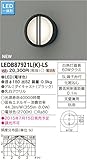 東芝ライテック LED一体形アウトドアブラケット ポーチ灯 ブラック φ180