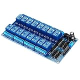 KKHMF 12 V 16チャネルリレーモジュール 光耦保護板 LM2576 電源 PIC AVR MCU DSP ARM