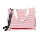 シンセーインターナショナル キッスベビー マザーズバッグ レッドボーダー