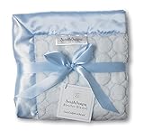 SwaddleDesigns Stroller Blanket, Pastel Puff Circles, Pastel Blue [並行輸入品]