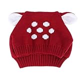 Domybest 【冬を懐に抱えて】秋冬ベビーキャップ ニット帽子 野球帽 かわいいモデリング 防寒対策 写真小道具快適 柔らかく スポーツ 誕生日 幼稚園 1-3歳に適して キャンディーの色 5色