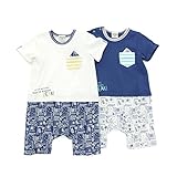 mother goose (マザーグース ) 半袖グレコ (70～80cm) キムラタンの子供服 (11545-171b) ネイビーブルー 70