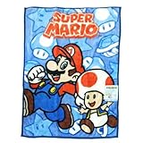 丸眞 マリオ「アイコンブルー」 ベビー毛布 0294100300 0294100300