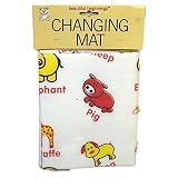 Travel Changing Mat Wipe Clean Waterproof Nappy Bag Size Fold Away Baby Folding (Animal Design) by F