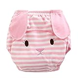 YideaHome人気　おむつ　布オムツ　新生児用　新生児用品　おむつカバー　防漏パンツ　通気性良い　柔らか サイズ調整OK 快適 動物　可愛い