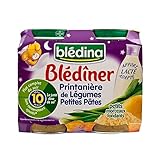 Blediner野菜＆パスタ（10ヶ月）2×200グラム (Bledina) - Bledina Blediner Vegetables & Pasta (10 months) 2 x 200g [並