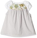 《初夏盛夏対応》(日本製) Pample Mousse(パンプルムース) 布帛ドット総柄オーバーブラウス 80cm /GY NO.DP-72257