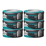 Tommee Tippee - 82037101 - Sangenic - Lot de 6 nouvelles recharges compatibles pour Poubelles à Couc
