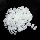 uxcell 　クリップクランプ　ケーブルクランプ　ハーネスファスナー　プラスチック　Rのタイプ　200個　10.4mmワイヤーチューブのため