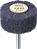TRUSCO(トラスコ) ナイロン軸付ホイール 外径30X厚25X軸6 5個入 240♯ UFN325240