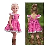 Franterdクリアランス。プリンセスドレスfor Little Girls AラインレースサンドレスカジュアルビーチSunsuit Clothes forベビーGirls幼児Kids 4T