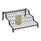 interDesign 調味料 収納 ラック キッチン パントリー キャビネットYork Lyra ブロンズ 52771EJ-8