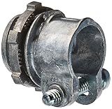 Halex 04203B Squeeze Connectors Flexible Metallic Conduit Fitting Zinc Die Cast (50 Piece), 3/8" [並行