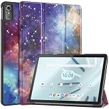 Lenovo Tab M10a 5G ケース Lenovo Tab M10a 5G LET02 au ケース Lenovo TAB7 ケース Lenovo Tab M10 5G ケース 10.6インチ【TCZM】タブレットケース 専用ケース 三つ折スタンド オートスリープ機能 薄型 軽量 マグネット式 保護カバー 衝撃保護 全面保護 (銀河, Lenovo Tab M10a 5G)
