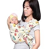 kangaroobaby 新生児 ベビー 抱っこ紐 スリーピングサポート ( 新生児~2歳 ) サイズ調節可能 な抱っこひも (楽しいブーサン)
