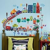 Oopsy Daisy 54 by 30-Inch Peel and Place on The Road Again Medium by Jill McDonald, Medium by Oopsy 