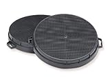 Broan ROUNDFILTER Replacement Non-Ducted Charcoal Filter for 613004 and 619004 Range Hoods [並行輸入品]