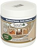 SamaN 160-031-472ml 1-Pint Interior Water Based Satin Varnish with Aluminum oxide [並行輸入品]