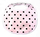 Infantissima Infant Bib, Pink/Brown Dots by Infantissima